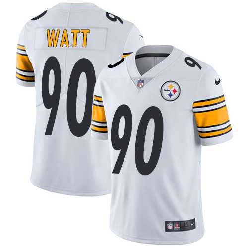 Nike Pittsburgh Steelers #90 T. J. Watt White NFL Vapor Untouchable Limited Jersey,We sell and wholesale Nike Pittsburgh Steelers #90 T. J. Watt White NFL Vapor Untouchable Limited Jersey on line form chian!